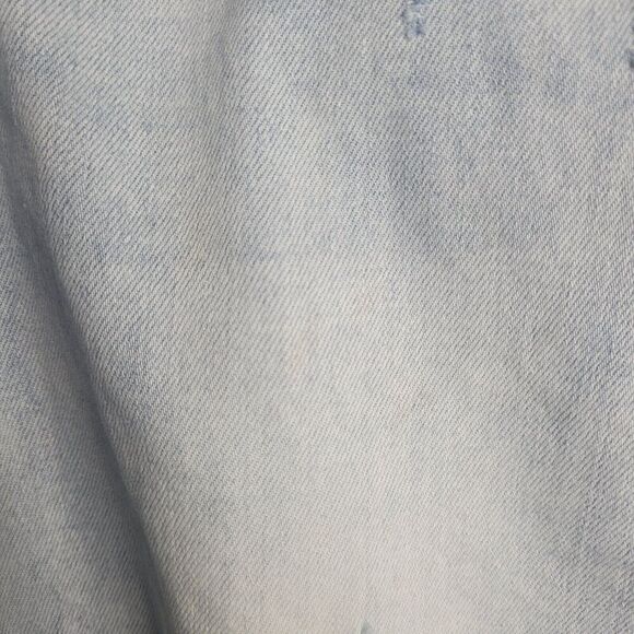 MNML Jeans Mens 36 Light Blue Denim Distressed Faded Slim Streetwear Slim Skinny - Picture 10 of 10